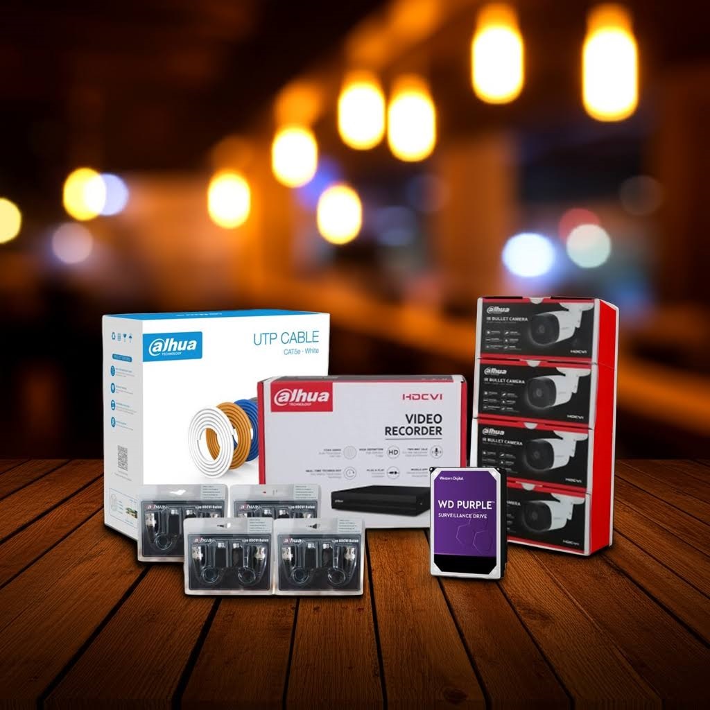 Kit Dahua 4 Camaras SSD Puebla